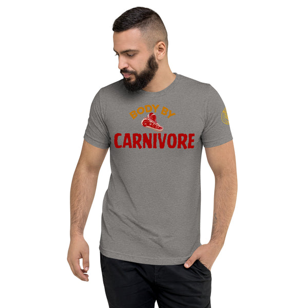 Unisex Short sleeve t-shirt - Body by Carnivore
