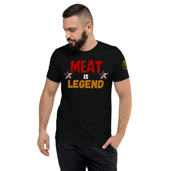 Unisex Short sleeve t-shirt - Meat is Legend